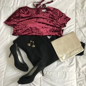 14th and Union Velvet Top